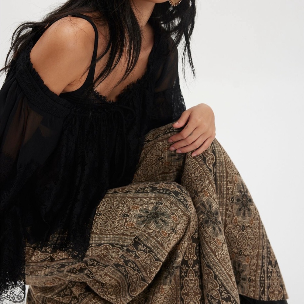 Free People  Dahlia Wide- Leg Pants. - Picture 2 of 6